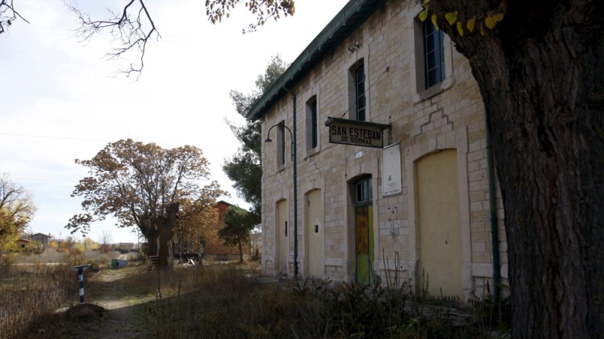 Estación de tren de San Esteban de Gormaz en una imagen de archivo.