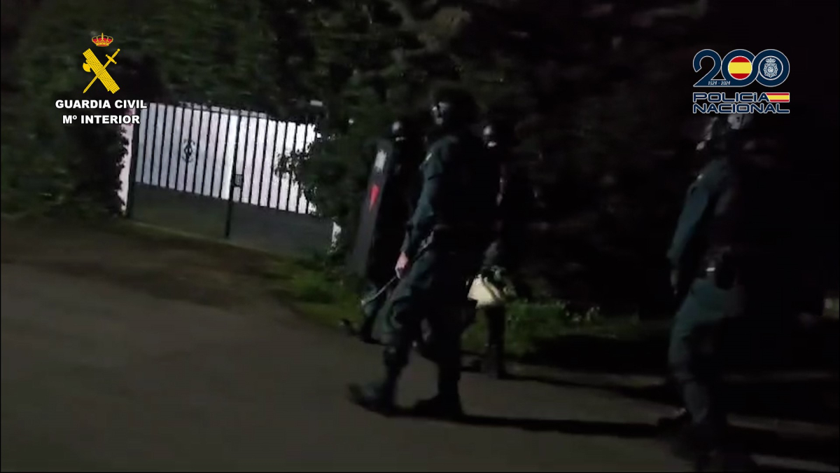 Un momento de la operación.