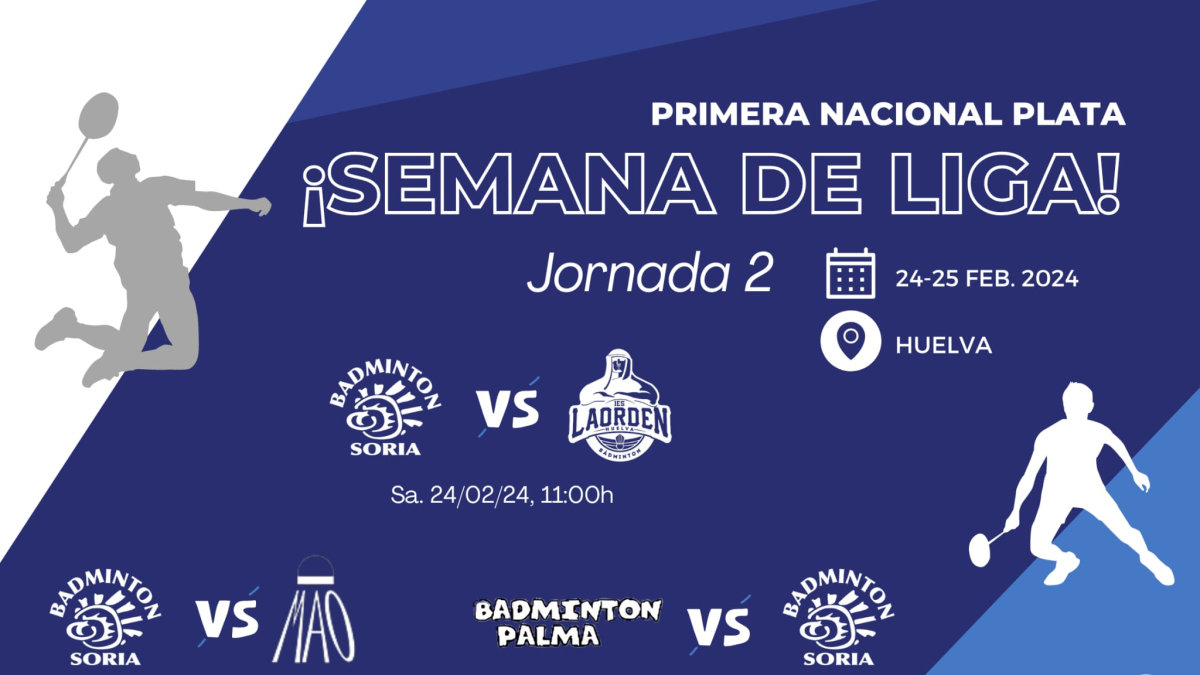 Cartel anunciador de la segunda jornada de la Liga de Clubes