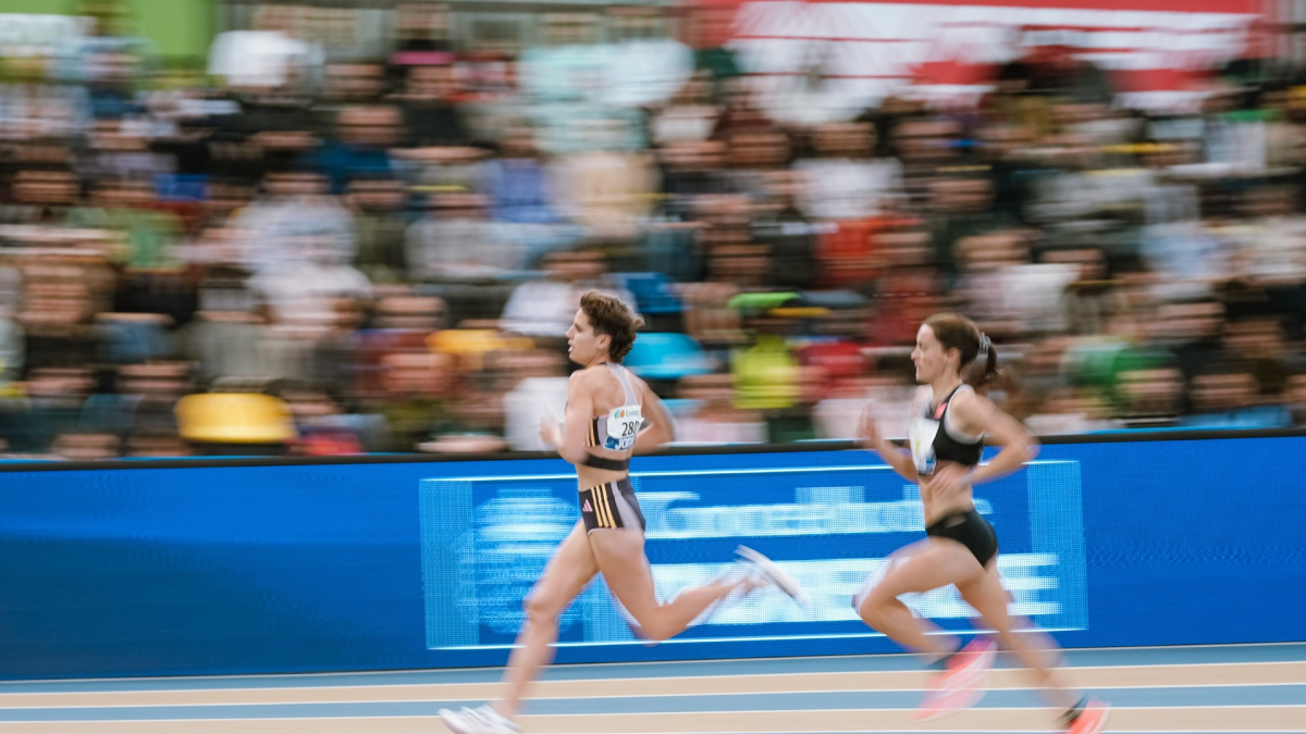 Marta Pérez en una imagen del archivo del reciente Nacional en pista cubierta.