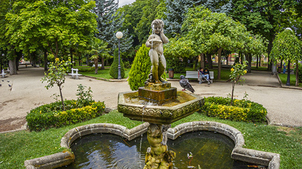 El parque de la Alameda (la Dehesa) en la capital soriana.
