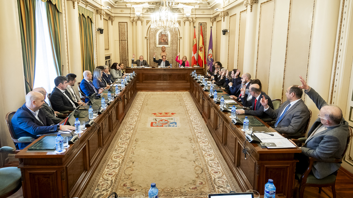 Imagen del pleno de la Diputación celebrado este viernes.