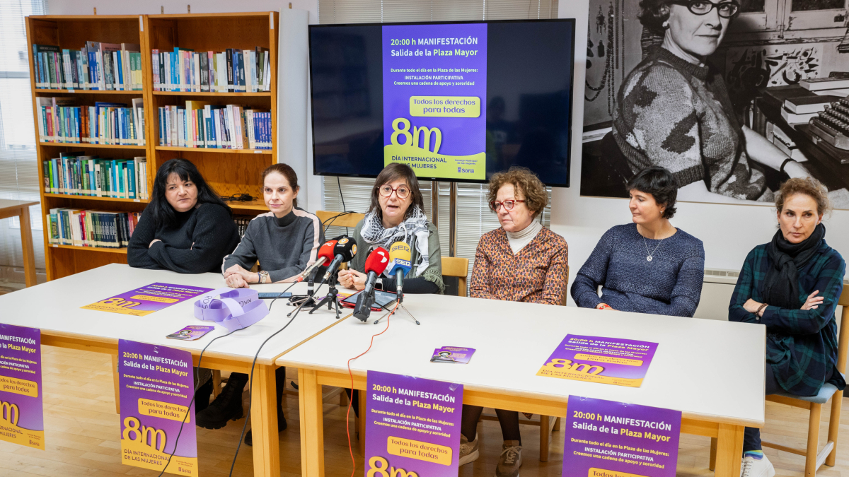 El Consejo Municipal de la Mujer de Soria presenta los actos para el 8M.