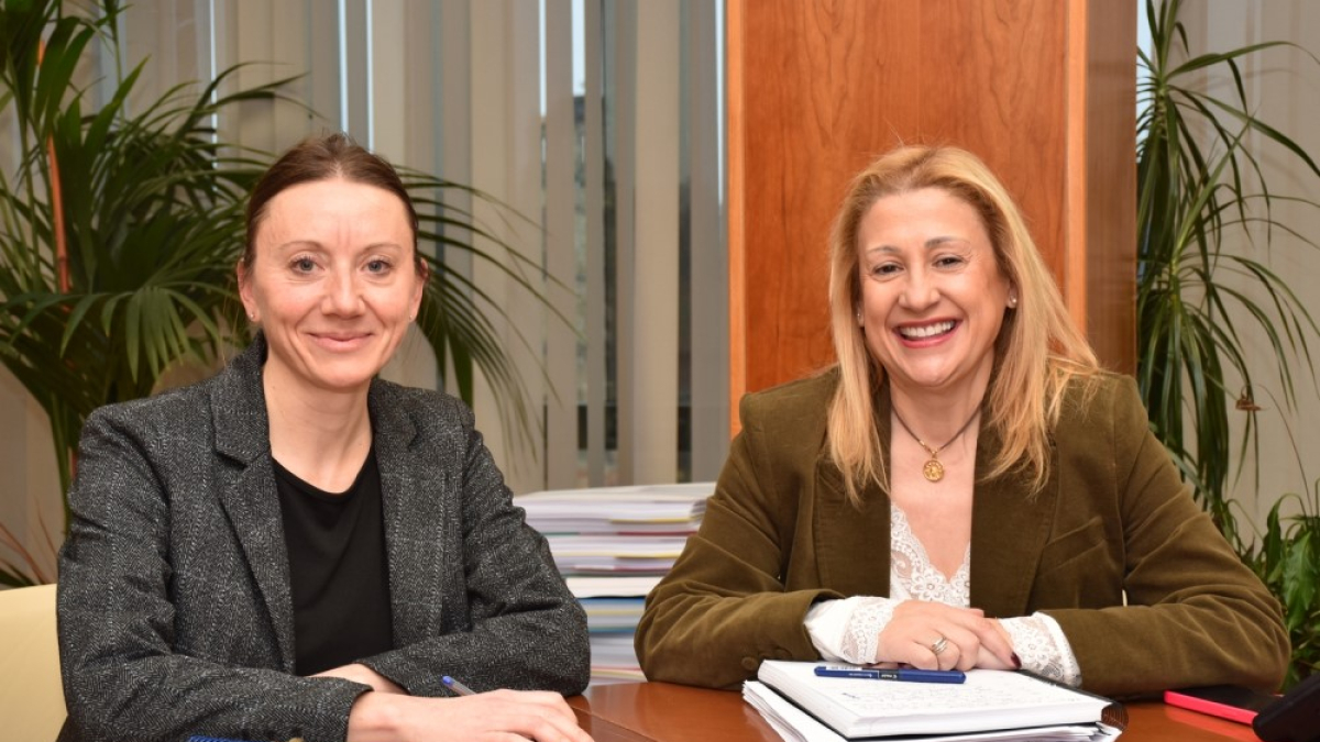 Marta Fernández y Yolanda de Gregorio.