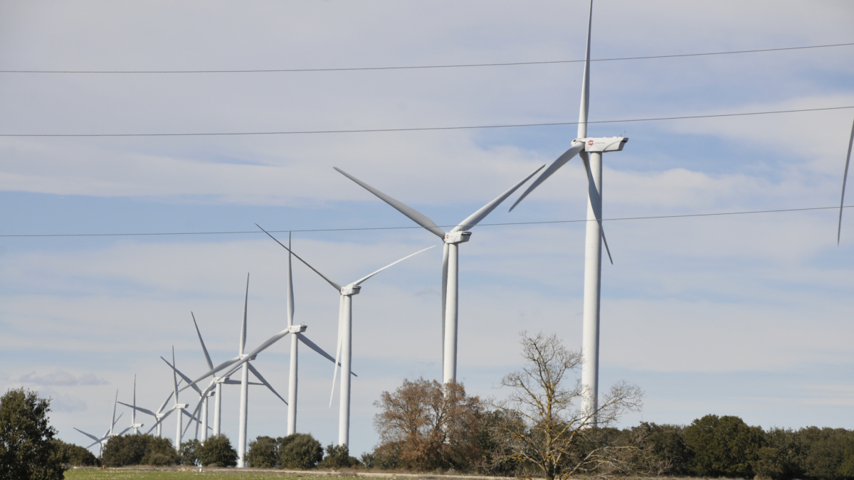 Parque eólico en Soria