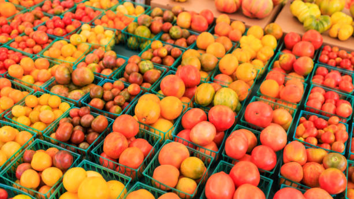 Fruta en un establecimiento.