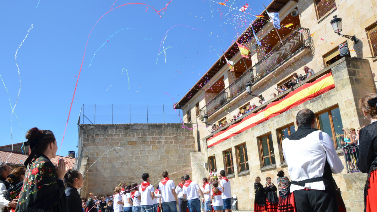 Imagen de archivo de las fiestas de Duruelo de la Sierra.