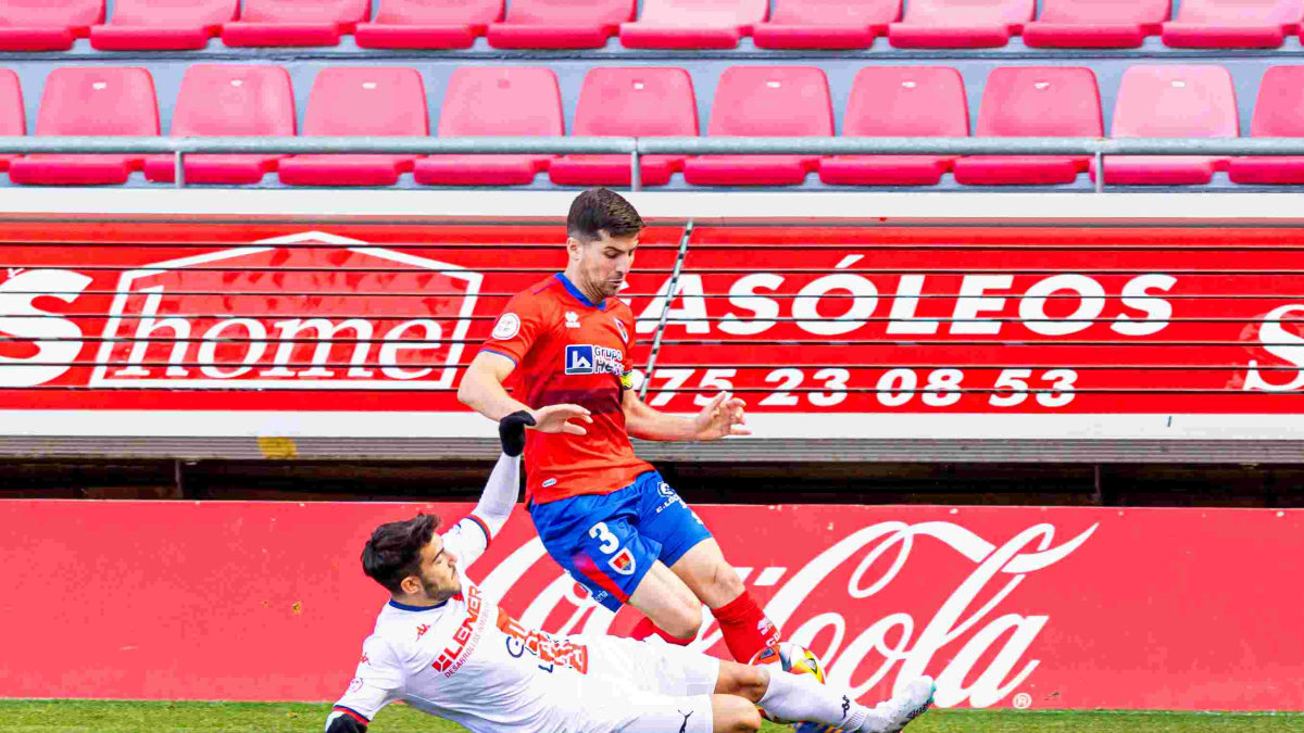 Bonilla es uno de los jugadores que ha renovado con el Numancia.