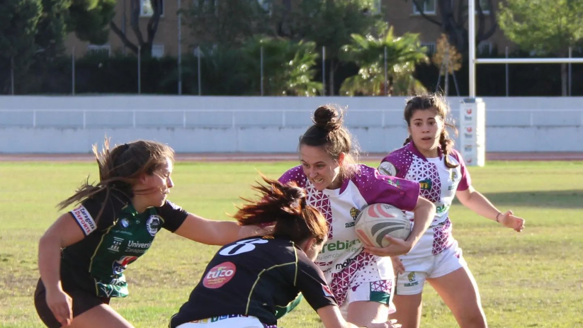 Imagen de un partido del equipo senior femenino.
