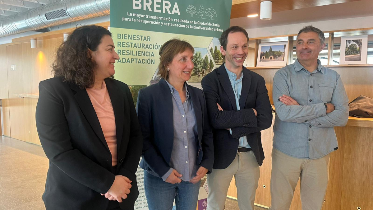 Jornadas sobre el proyecto de biodiversidad de la capital soriana, Brera, en las que se ha presentado la aplicación móvil.