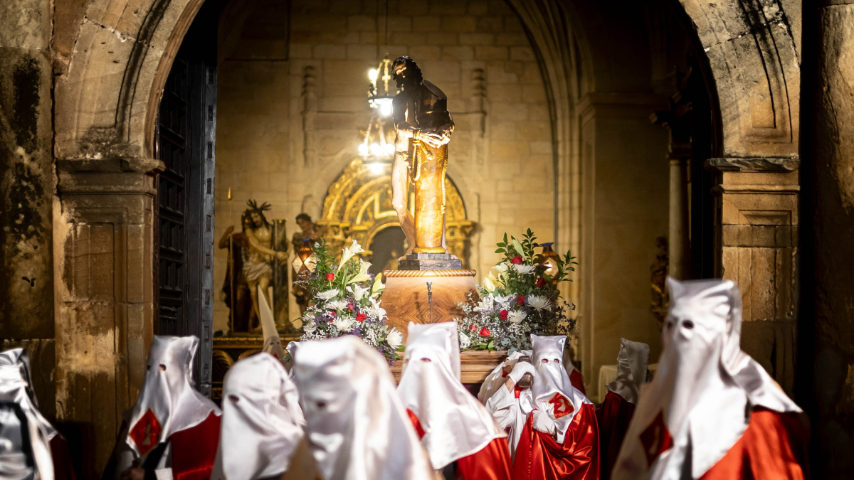 Via Crucis penitencial de la cofradía de la Flagelación.
