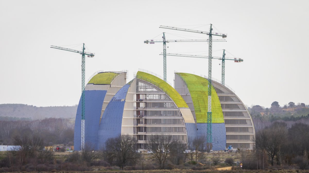 Aspecto actual de los edificios de las cúpulas.