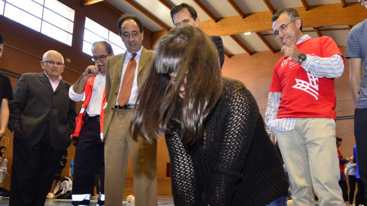 Curso de primeros auxilios en una imagen de archivo.