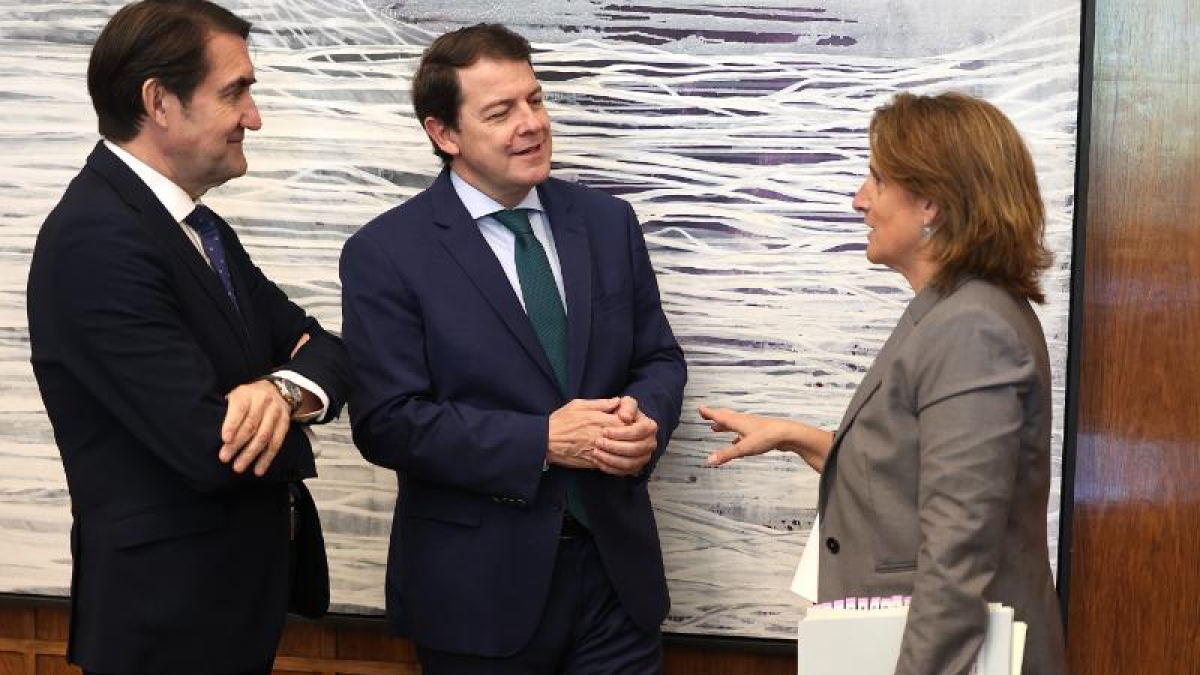 Suárez Quiñones, Mañueco y Ribera.