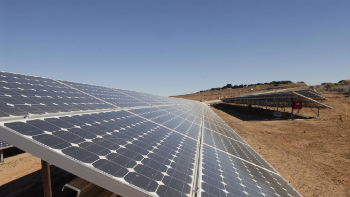 Módulos de una planta fotovoltaica.
