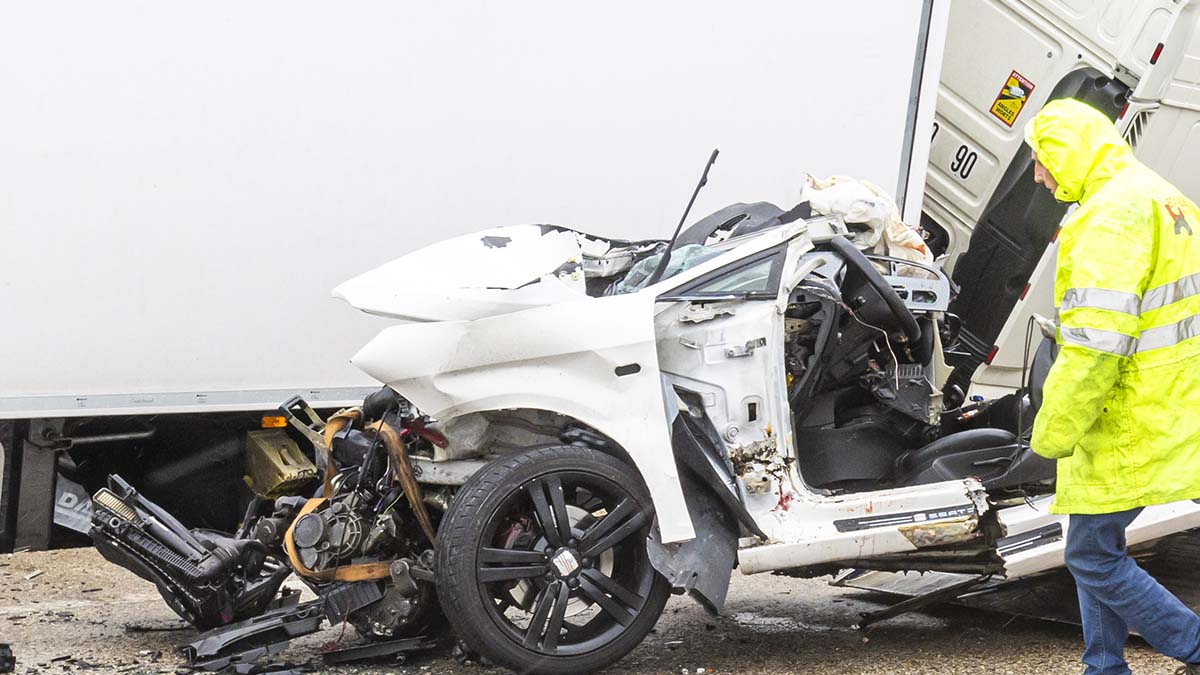 Accidente con resultado moral en las carreteras de la provincia.