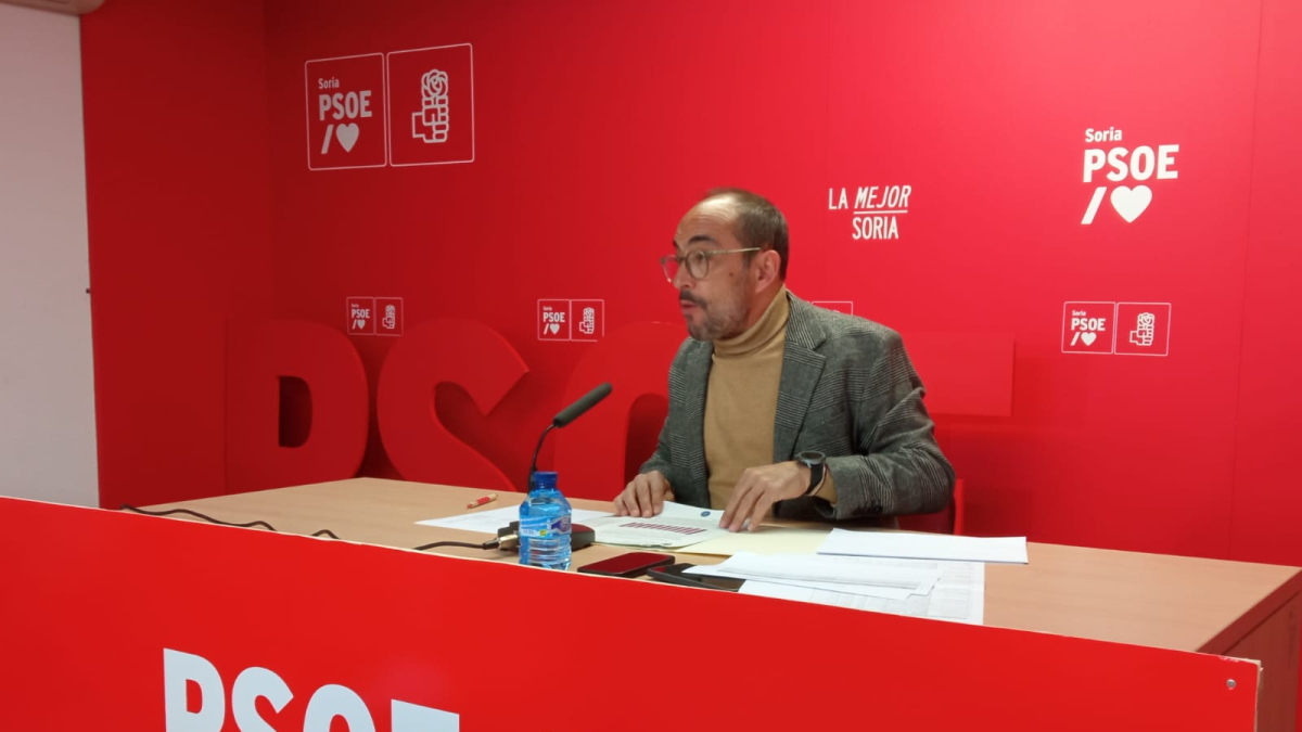 El diputado del PSOE por Soria, Luis Rey.