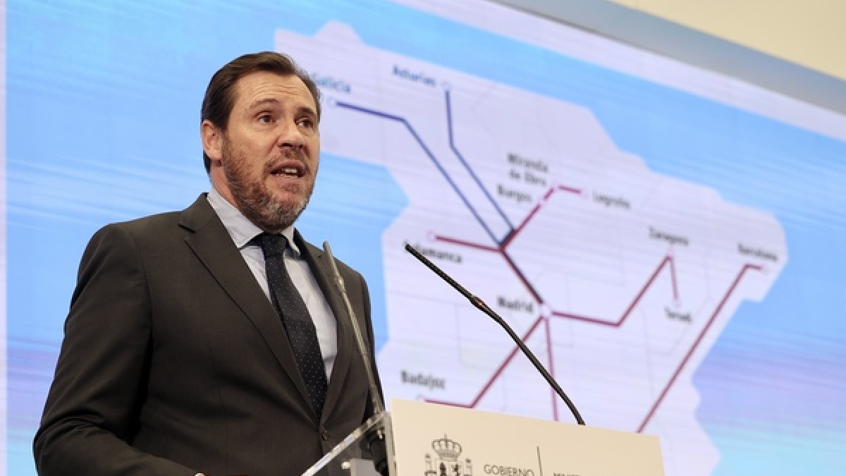 Óscar Puente, ministro de Transportes.