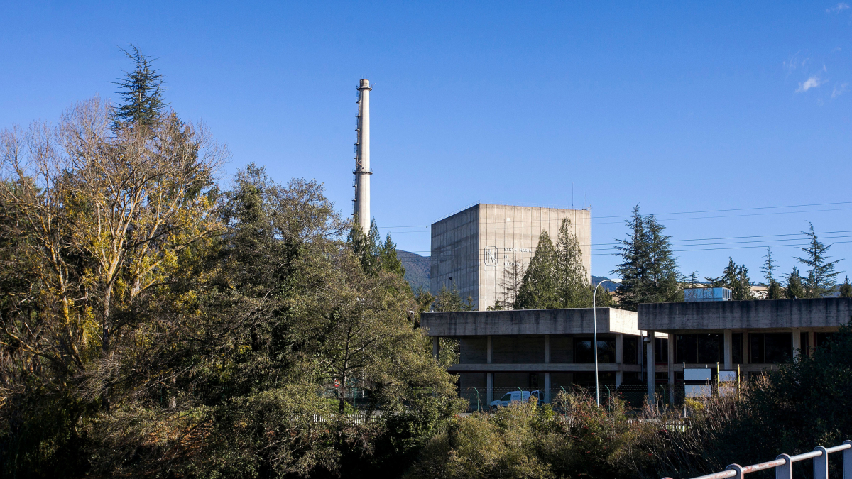 Archivo - Exterior de la central nuclear de Santa María de Garoña.
