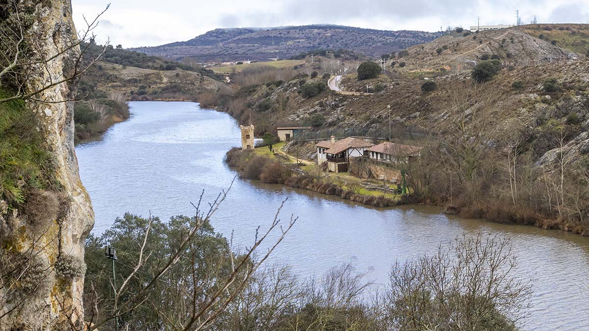 Vista del río Duero desde la ermita de San Saturio.
