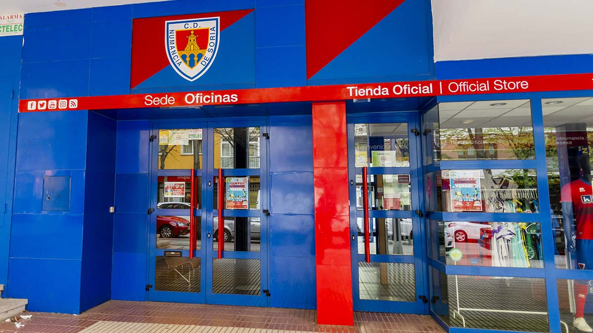 Sede del Numancia en Mariano Vicén.
