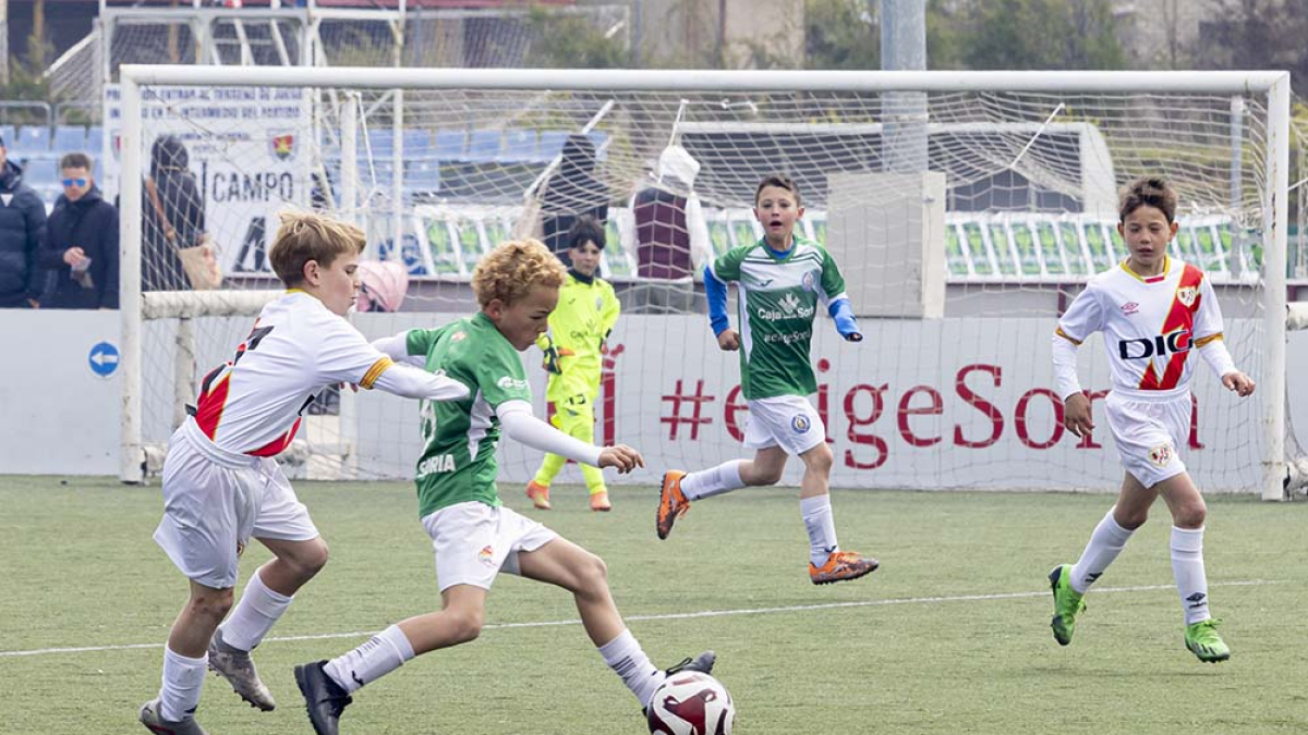 Partido que disputaron el Rayo Vallecano y el San José.