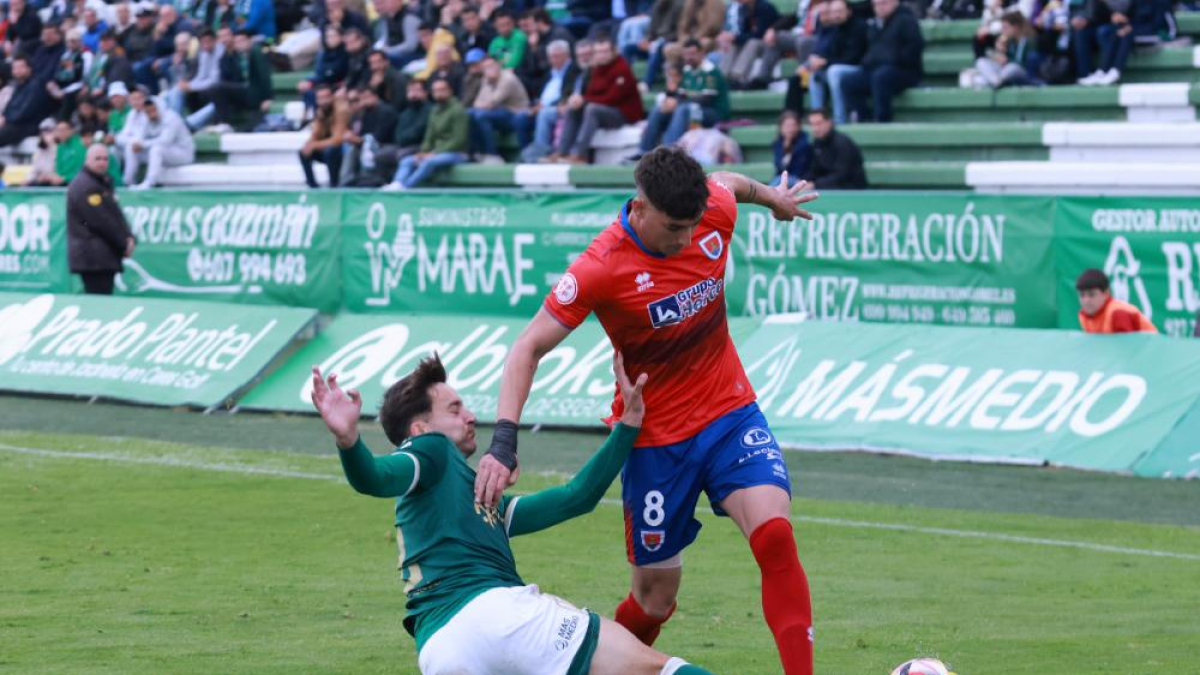 Alain Ribeiro en el partido del pasado domingo ante el cacereño.