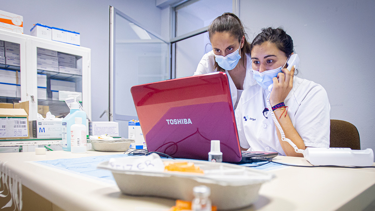 Enfermeras en una imagen de archivo.