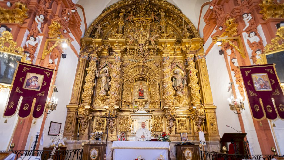 Interior de la ermita del Mirón de Soria