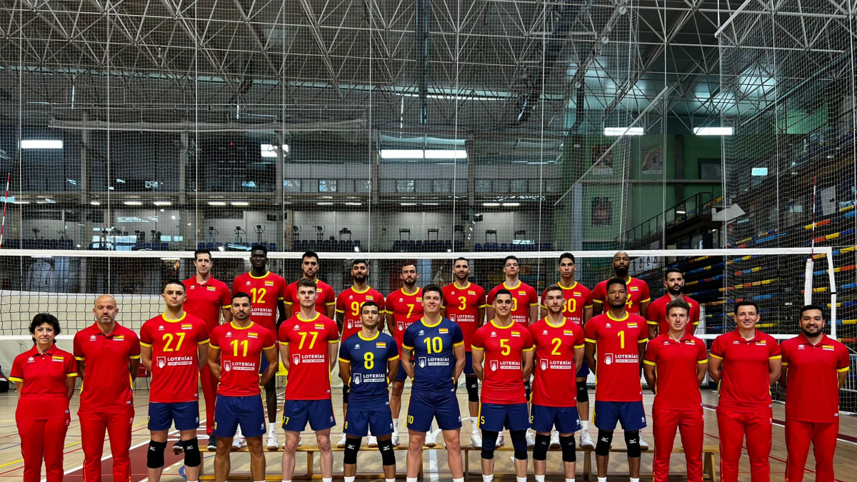 Combinado nacional de voleibol que participará en la European Golden League