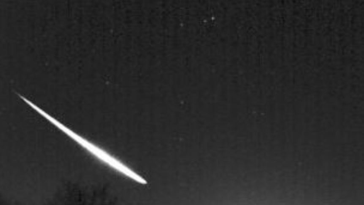 Imagen de archivo de un bólido que sobrevoló España