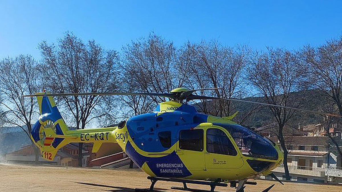 Helicóptero medicalizado de Sacyl.
