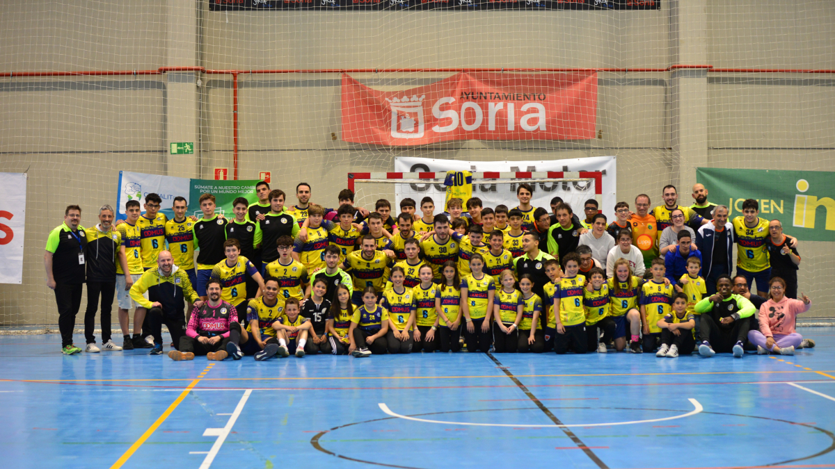 Equipos de la cantera del BM Soria de temporadas pasadas.