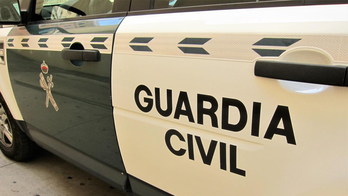 Vehículo de la Guardia Civil.