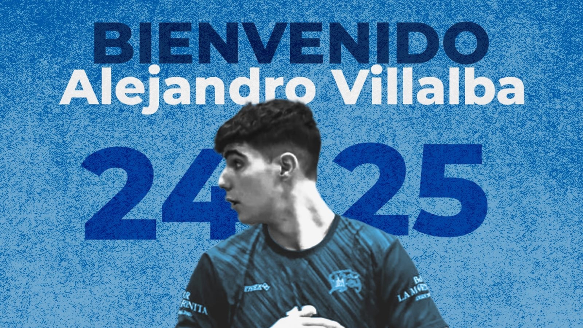El joven central Alejandro Villalba llega procedente de la Permanente de Palencia.