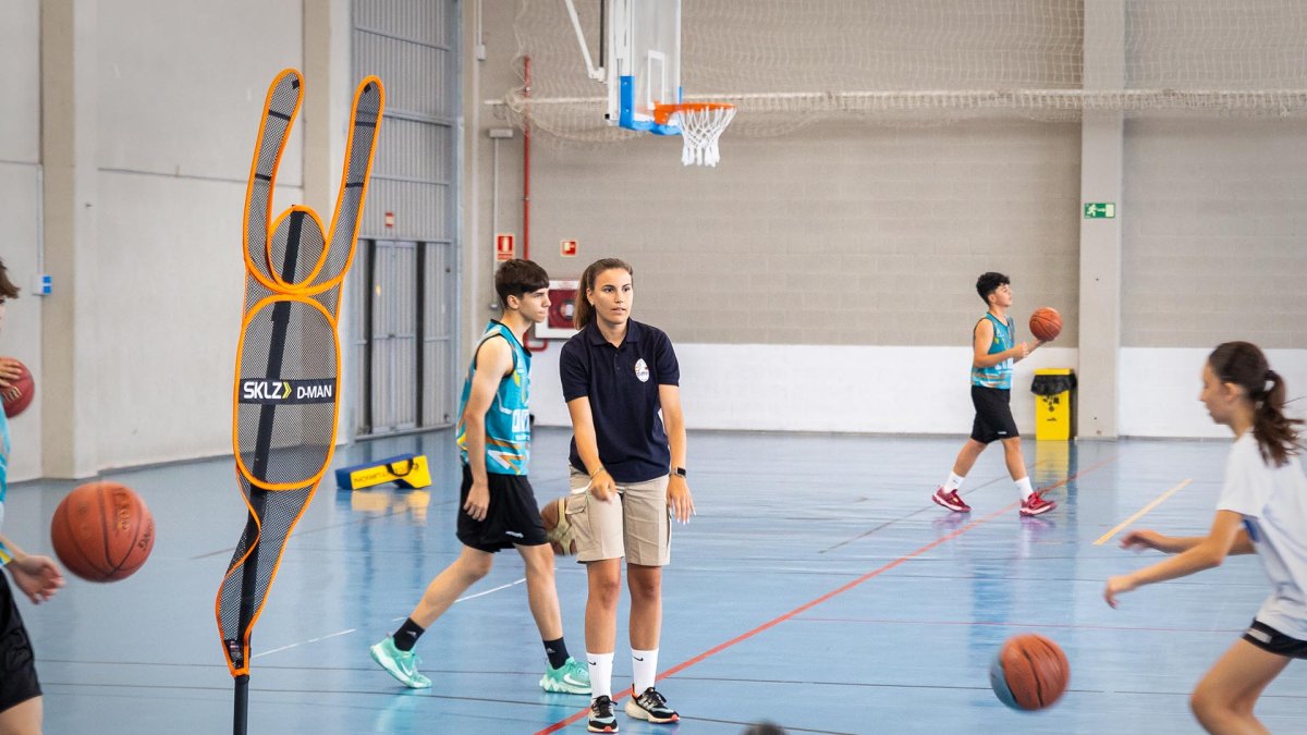 Edición del Campus Cimbi del año pasado durante un entrenamiento en el San Andrés.