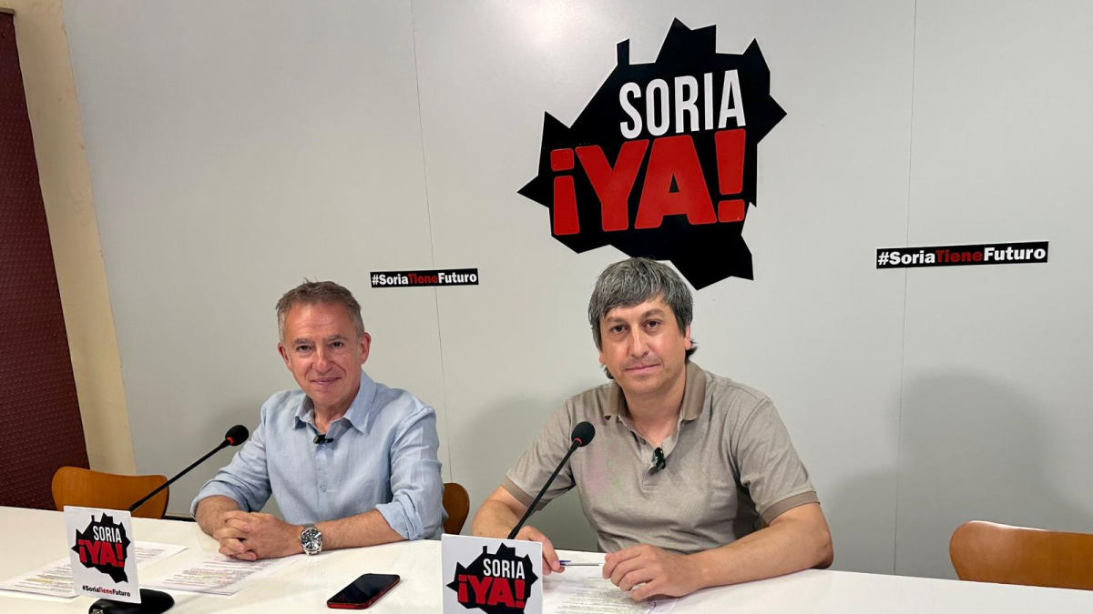Ángel Ceña y Toño Palomar, en rueda de prensa.