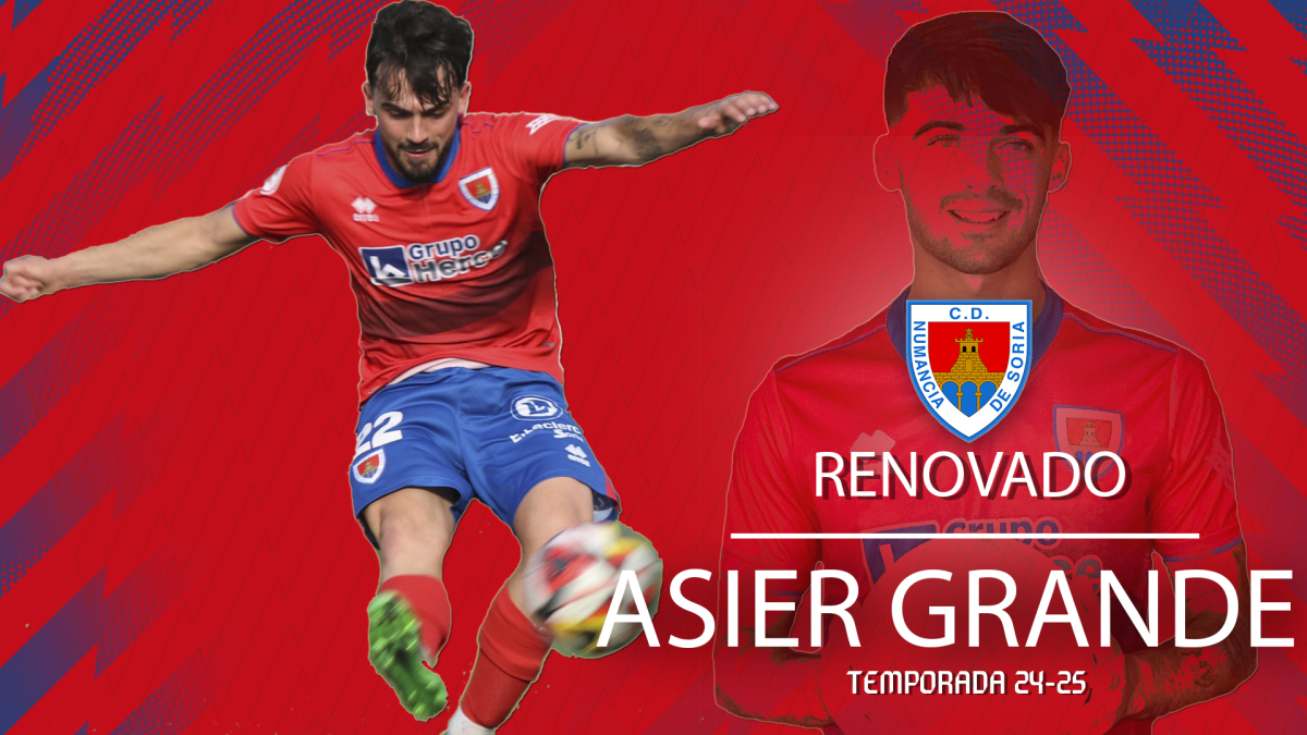 Asier Grande seguirá defendiendo los colores rojillos la próxima temporada.