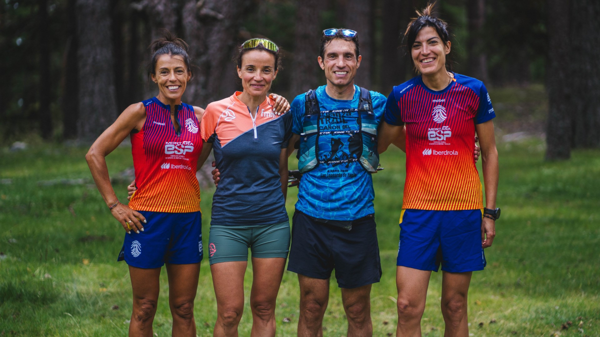 Varios integrantes de la selección durante la concentración.