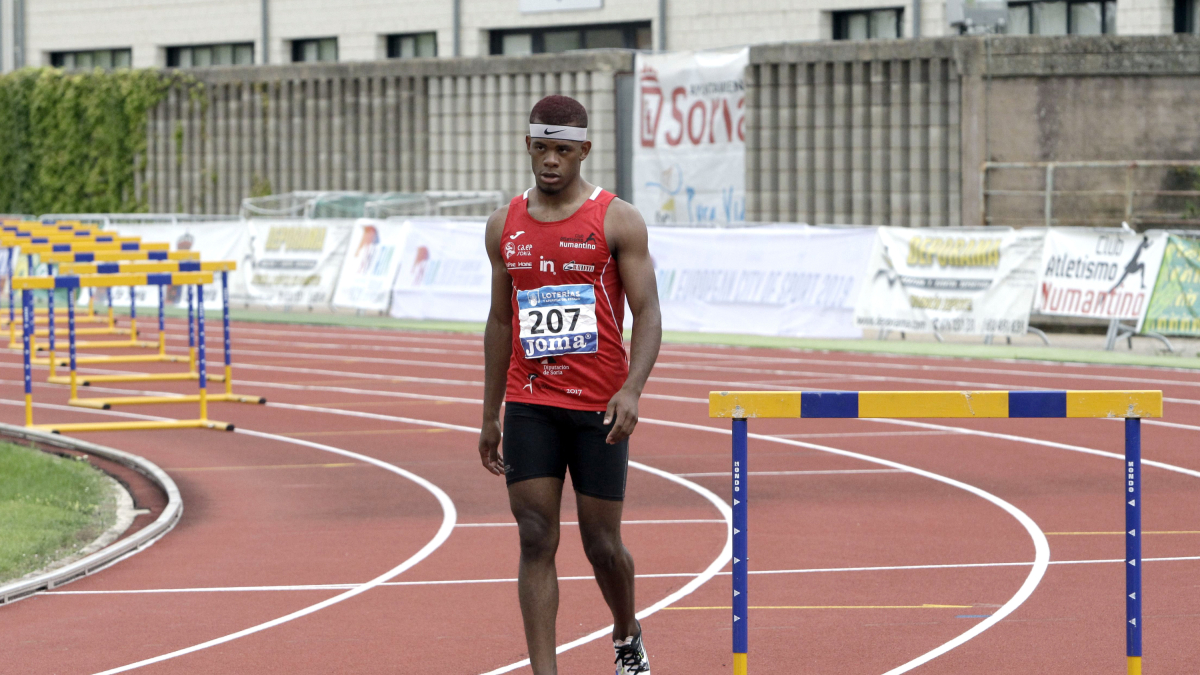 David José Pineda durante una competición.