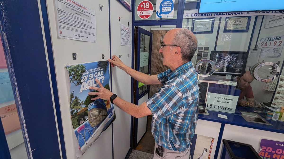 Una de las administraciones de lotería de Soria, donde ya se puede comprar la de Navidad.