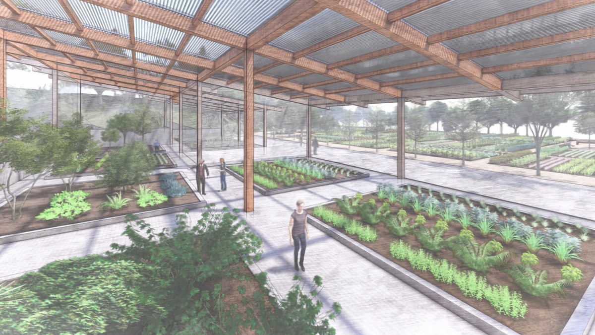 Recreación de los huertos. HDS