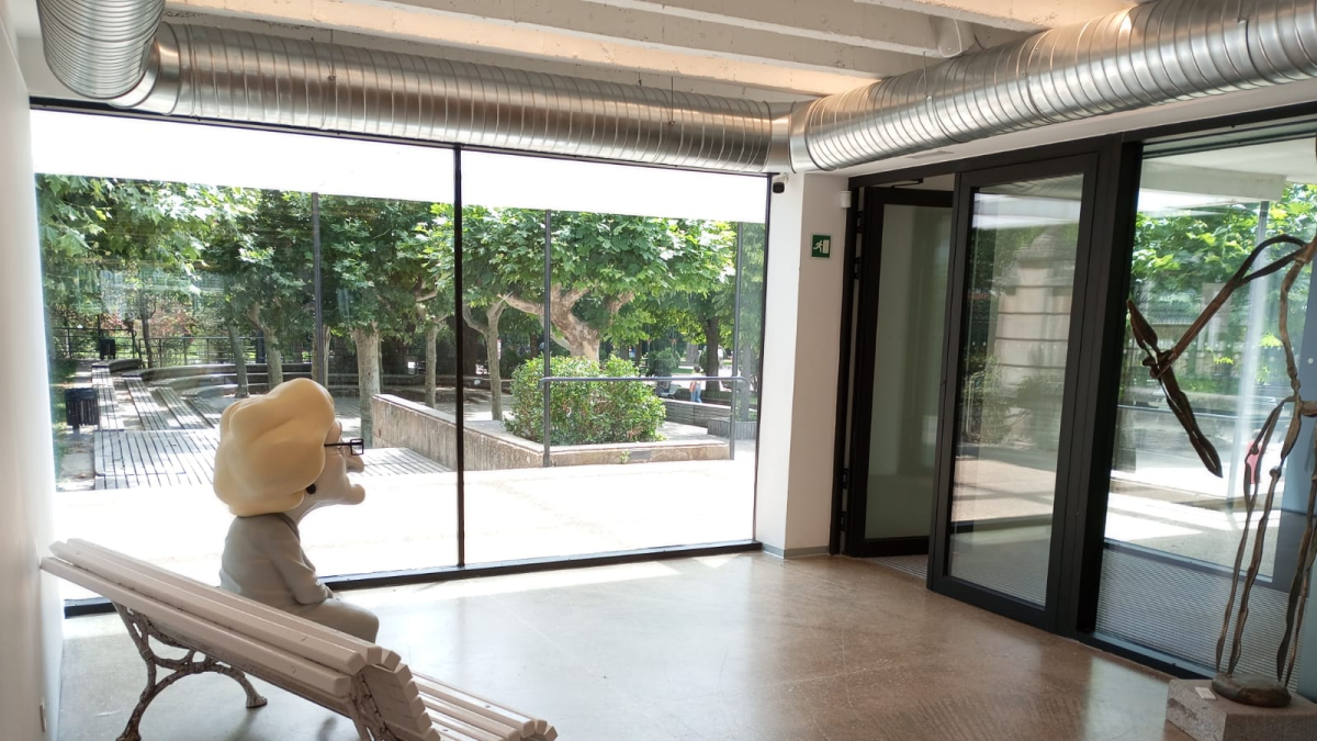 Dominga en el interior del Espacio Alameda