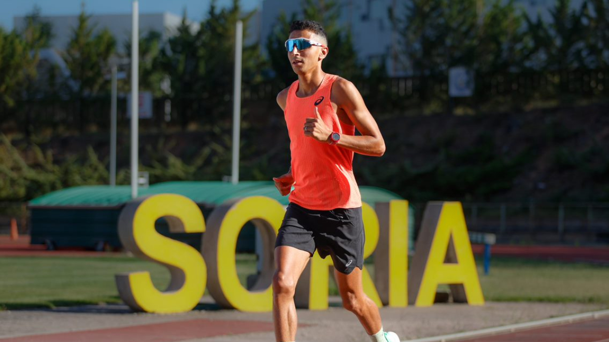 El maratoniano español está en Soria para afinar su puesta a punto antes de viajar a París.