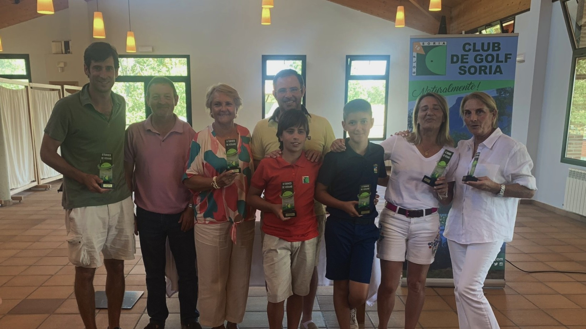 Los mejores clasificados en el torneo celebrado en Pedrajas.
