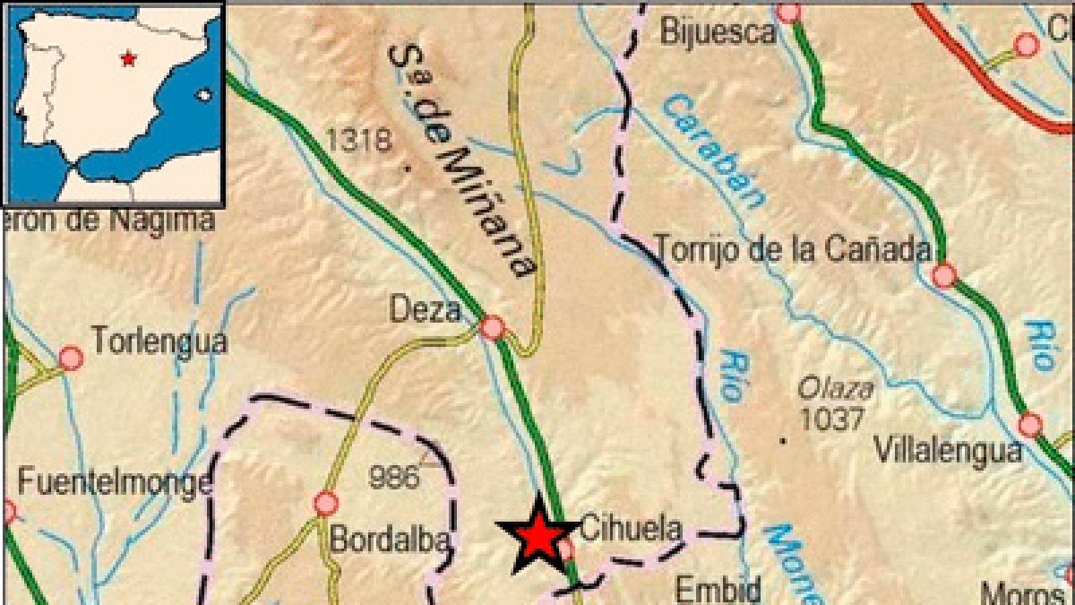 Epicentro de terremoto.