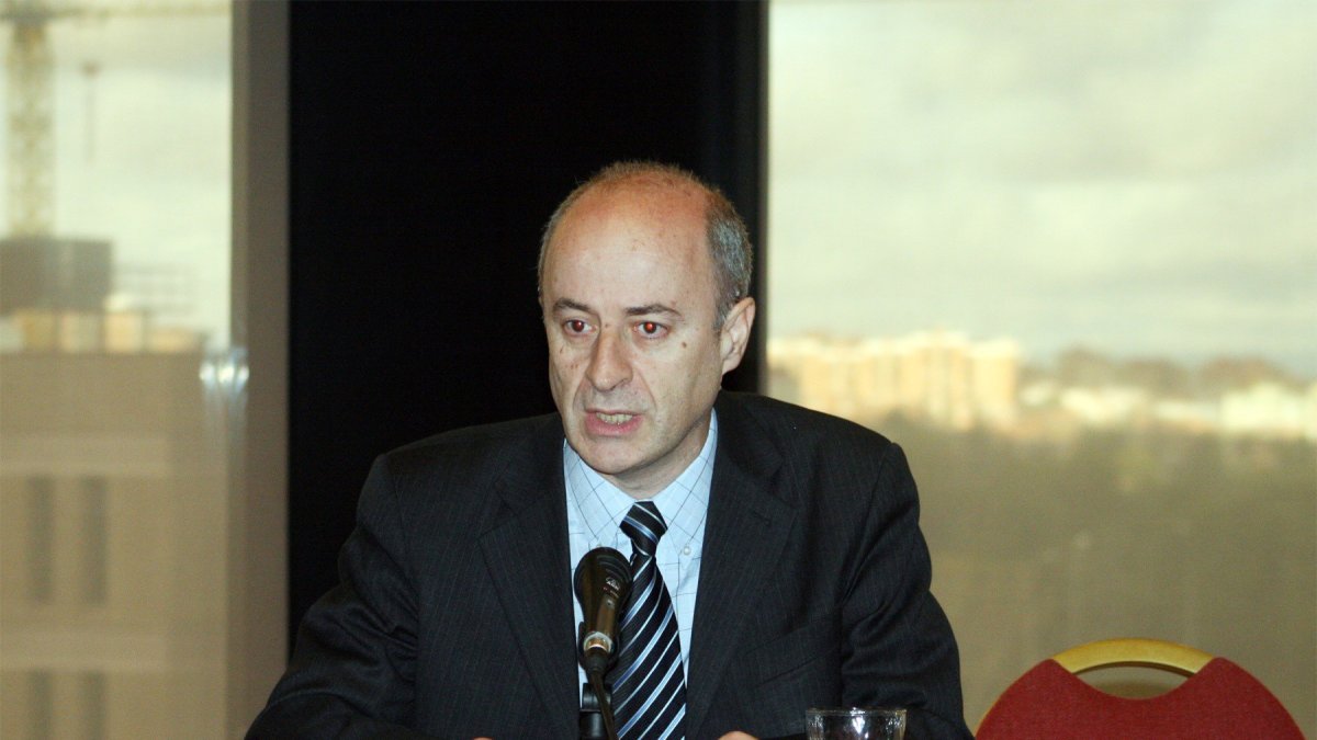 Agustín Martín Santos, presidente de la Federación de Voleibol