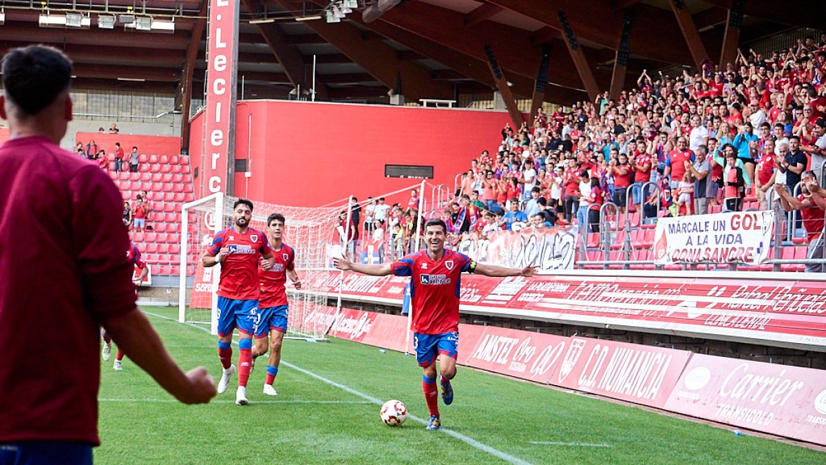 El Numancia quiere seguir celebrando victorias en este inicio de Liga.