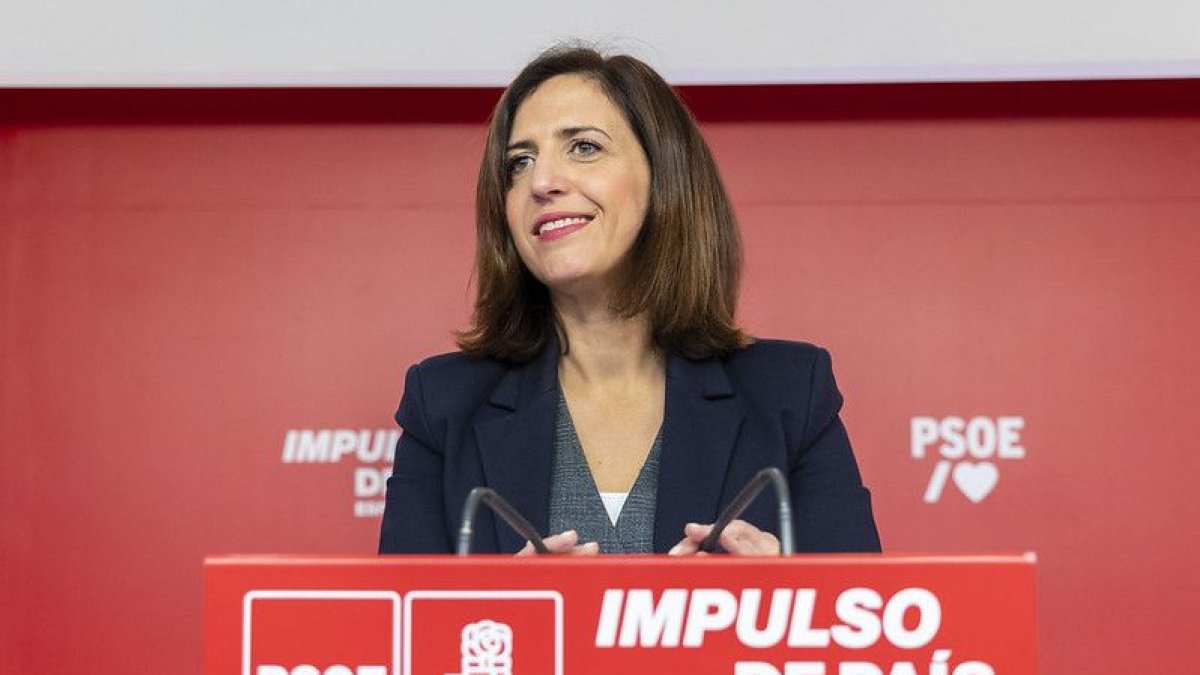 La portavoz federal del PSOE, Esther Peña