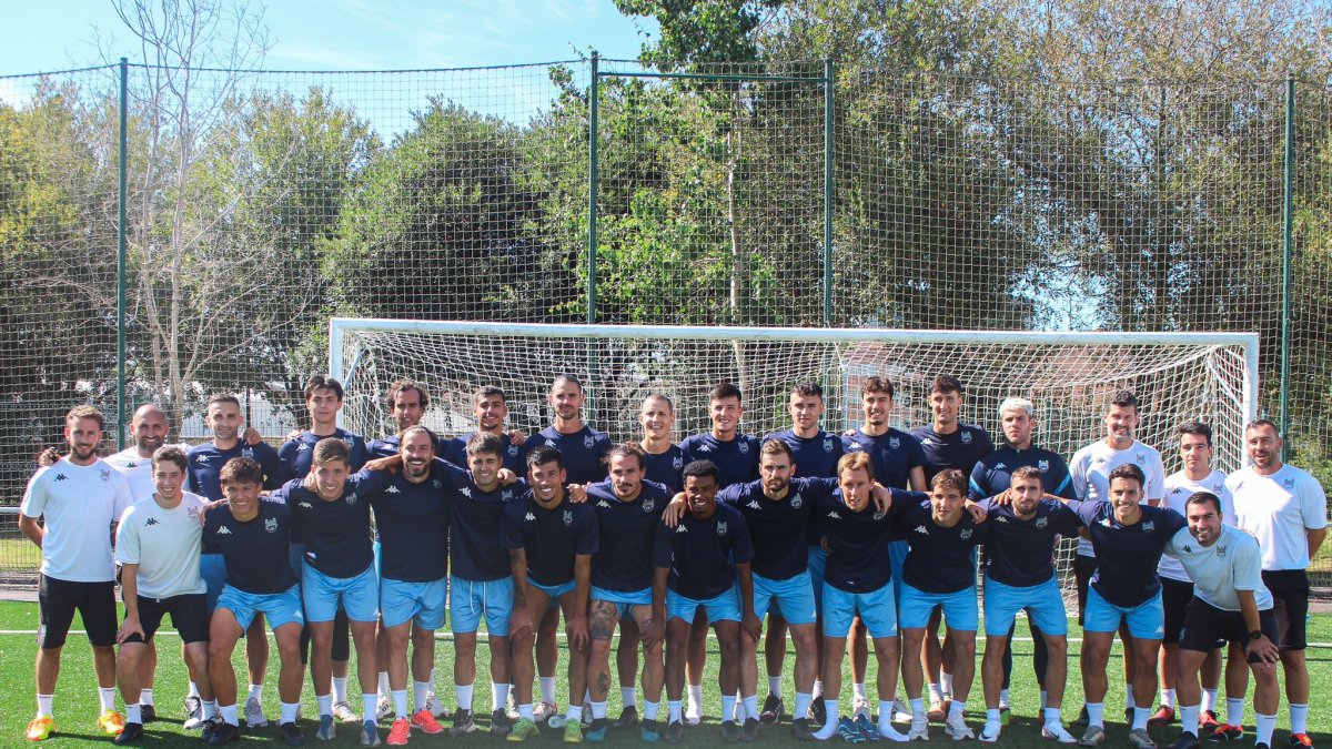 Plantilla del Pontevedra, próximo rival del Numancia.